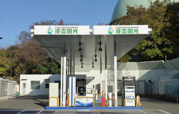 新能源液態(tài)陽光加氫站三維演示動畫