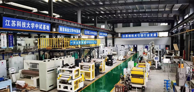 高性能熱塑性復合材料產線三維動畫 高性能熱塑性復合材料產線三維動畫