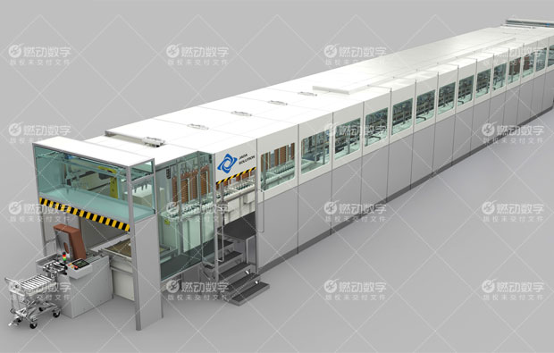 VCP垂直連續(xù)電鍍生產(chǎn)線三維動(dòng)畫制作